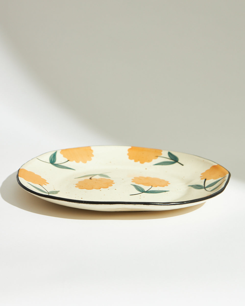 Marigold Dinner Plate | Handpainted Stoneware