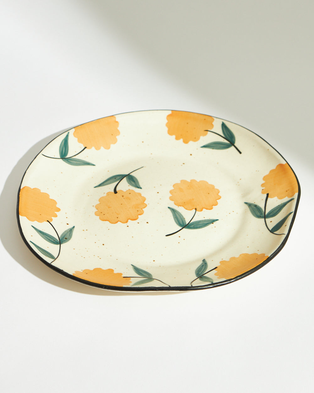 Marigold Dinner Plate | Handpainted Stoneware
