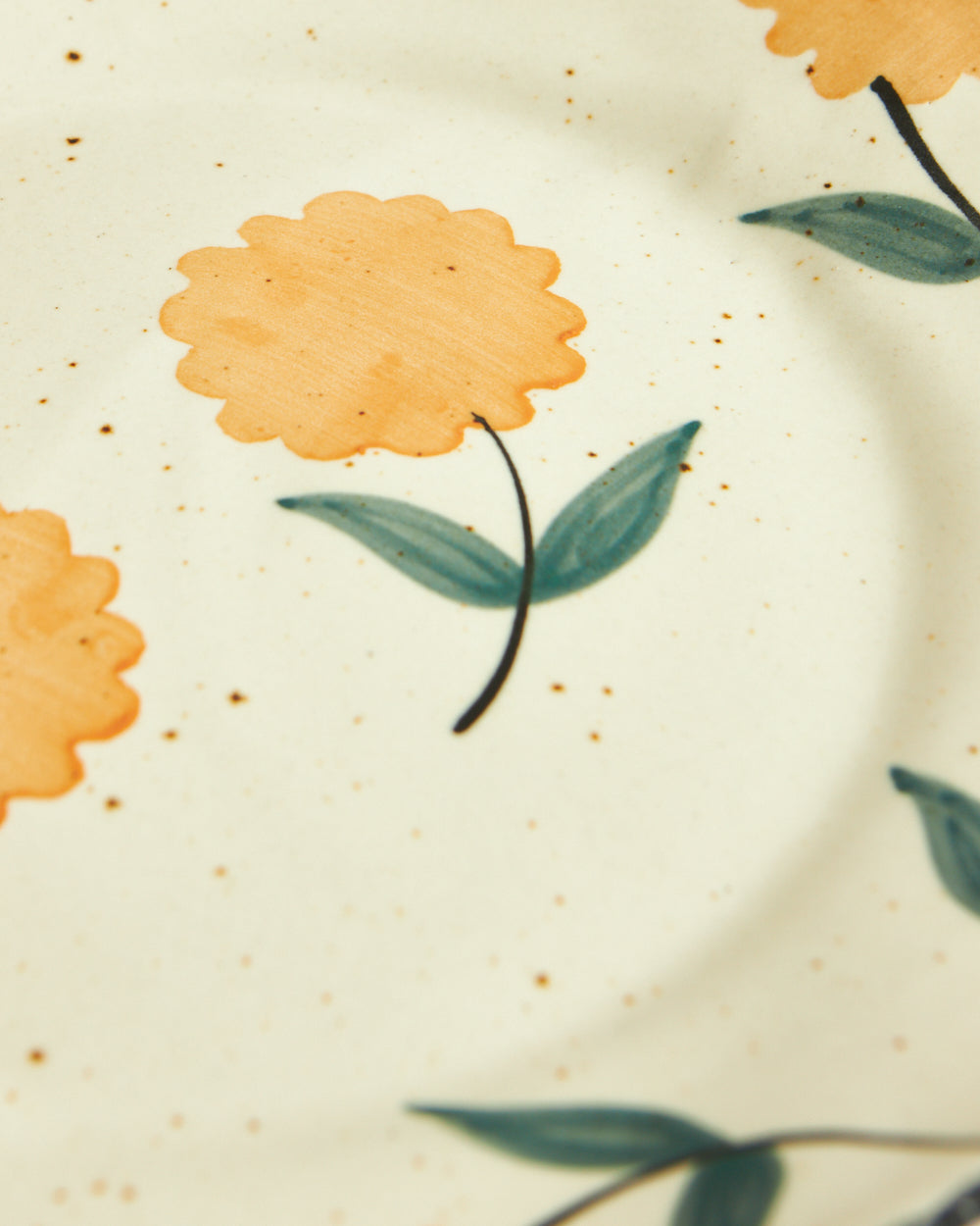 Marigold Dinner Plate | Handpainted Stoneware