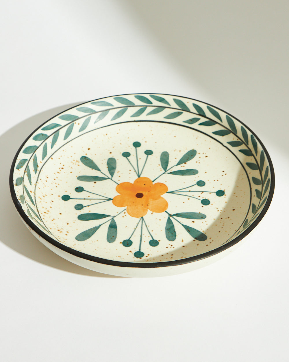 Marigold Large Salad Bowl | Handpainted Stoneware