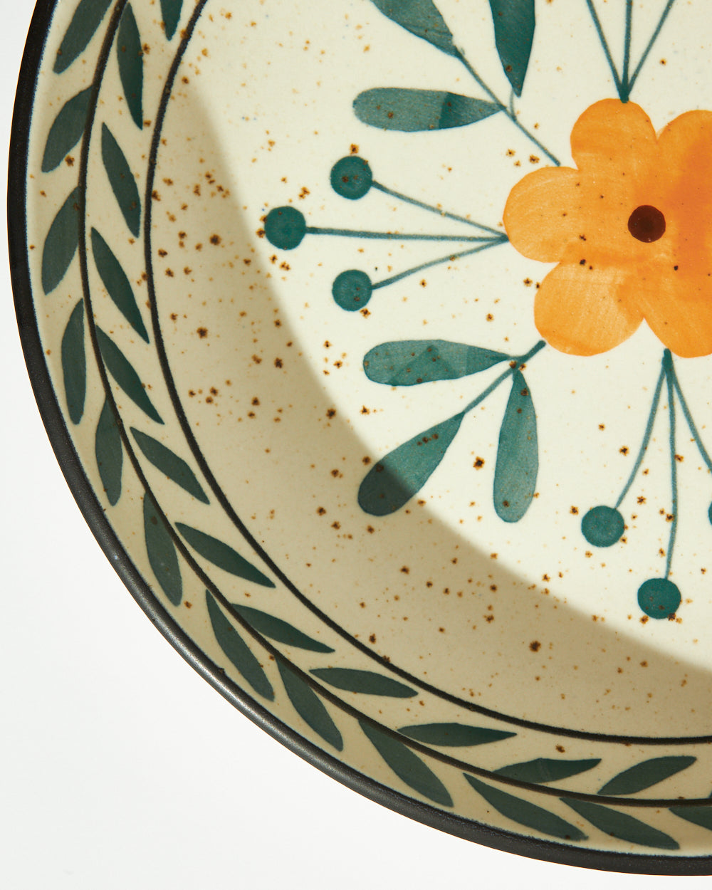 Marigold Large Salad Bowl | Handpainted Stoneware