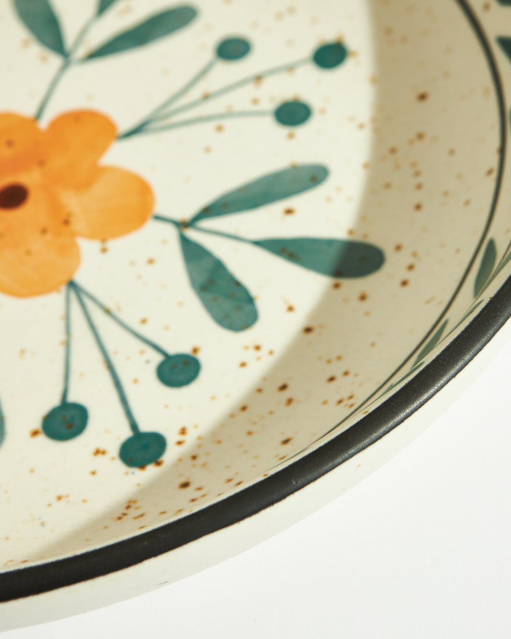 Marigold Large Salad Bowl | Handpainted Stoneware
