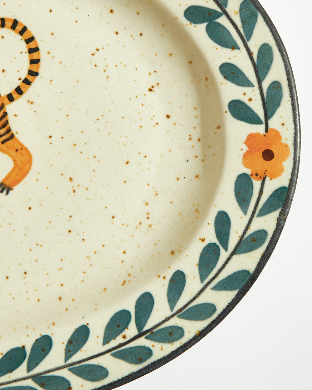Marigold Royal Tiger Large Platter | Handpainted Stoneware