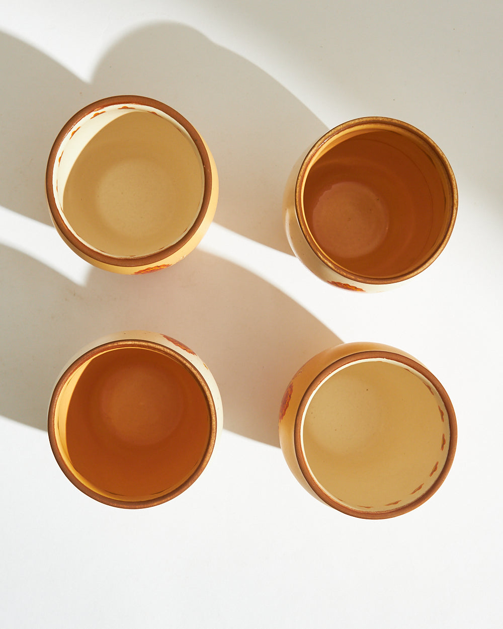 Marigold Kulhad - Set of 4