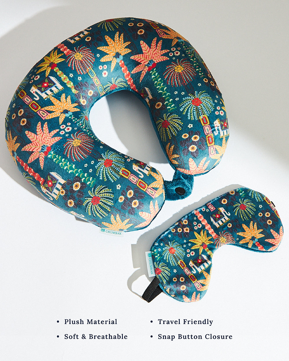 Resort Life Travel Pillow with Eye Mask | Digital Nomad
