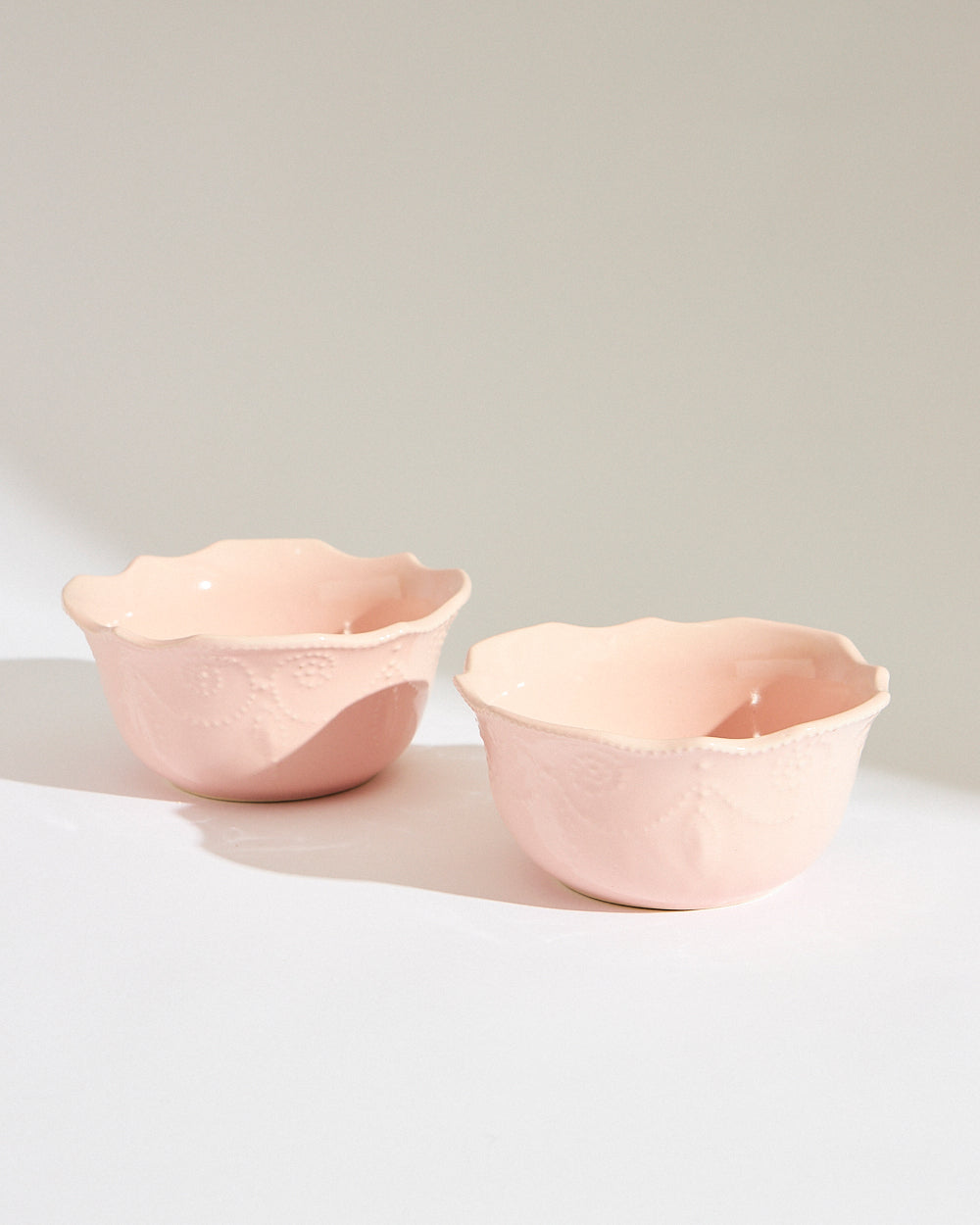 Essentials Lace Lentil Bowl, Pink