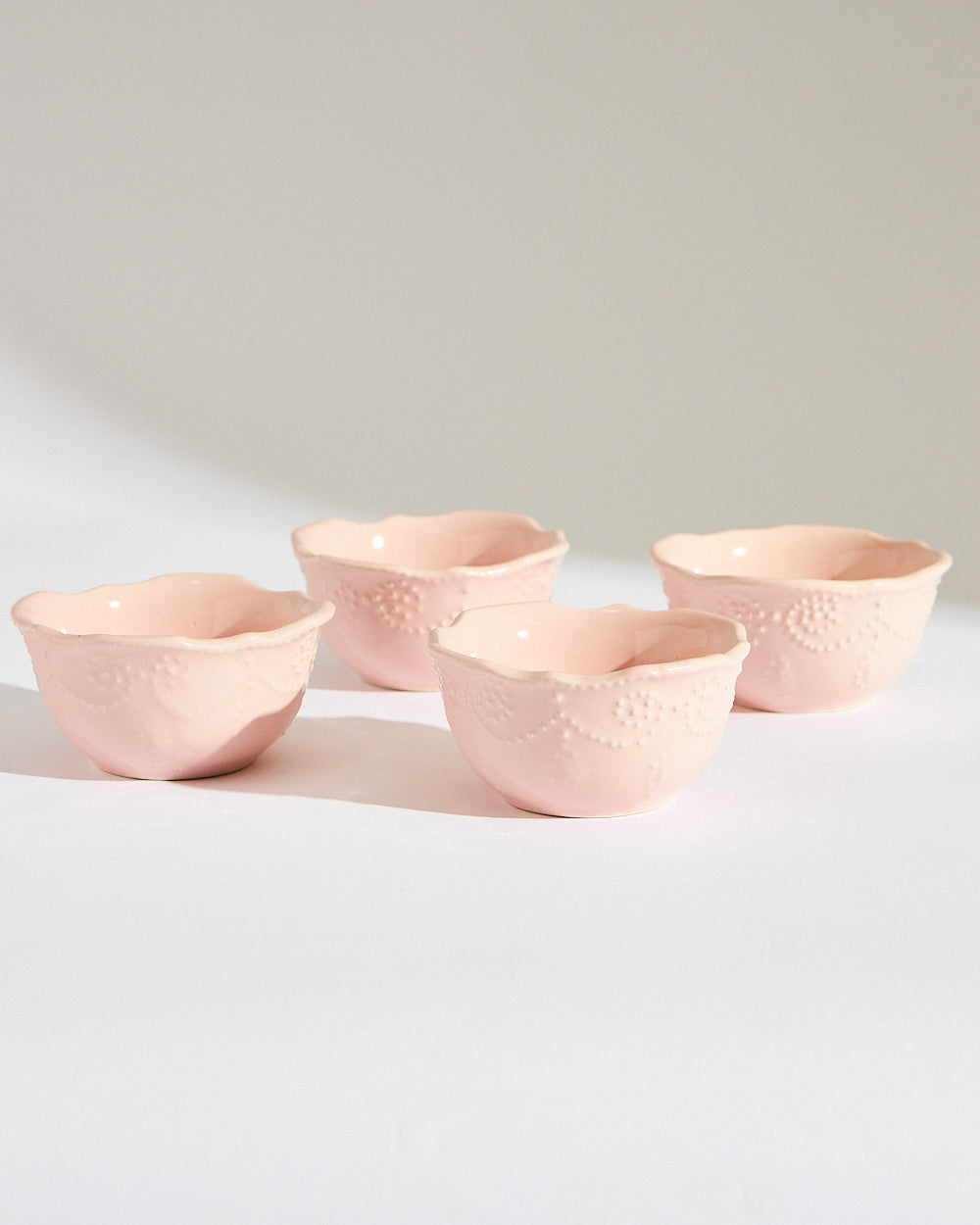 Essentials Lace Lentil Bowl, Pink