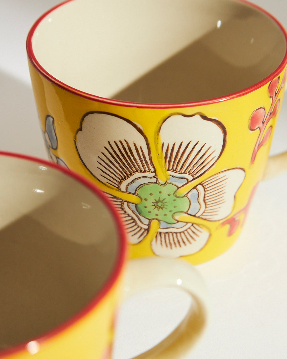 Hibiscus Bloom Mugs Gift Box | Set of 2