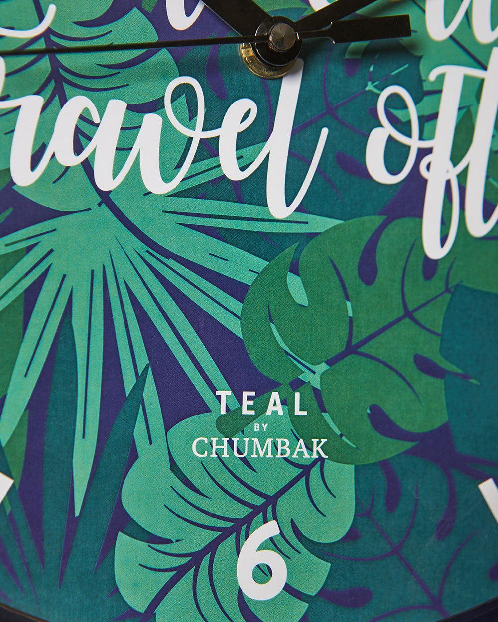 Teal by Chumbak Wall Clocks | 11 inch| Silent Sweep movement