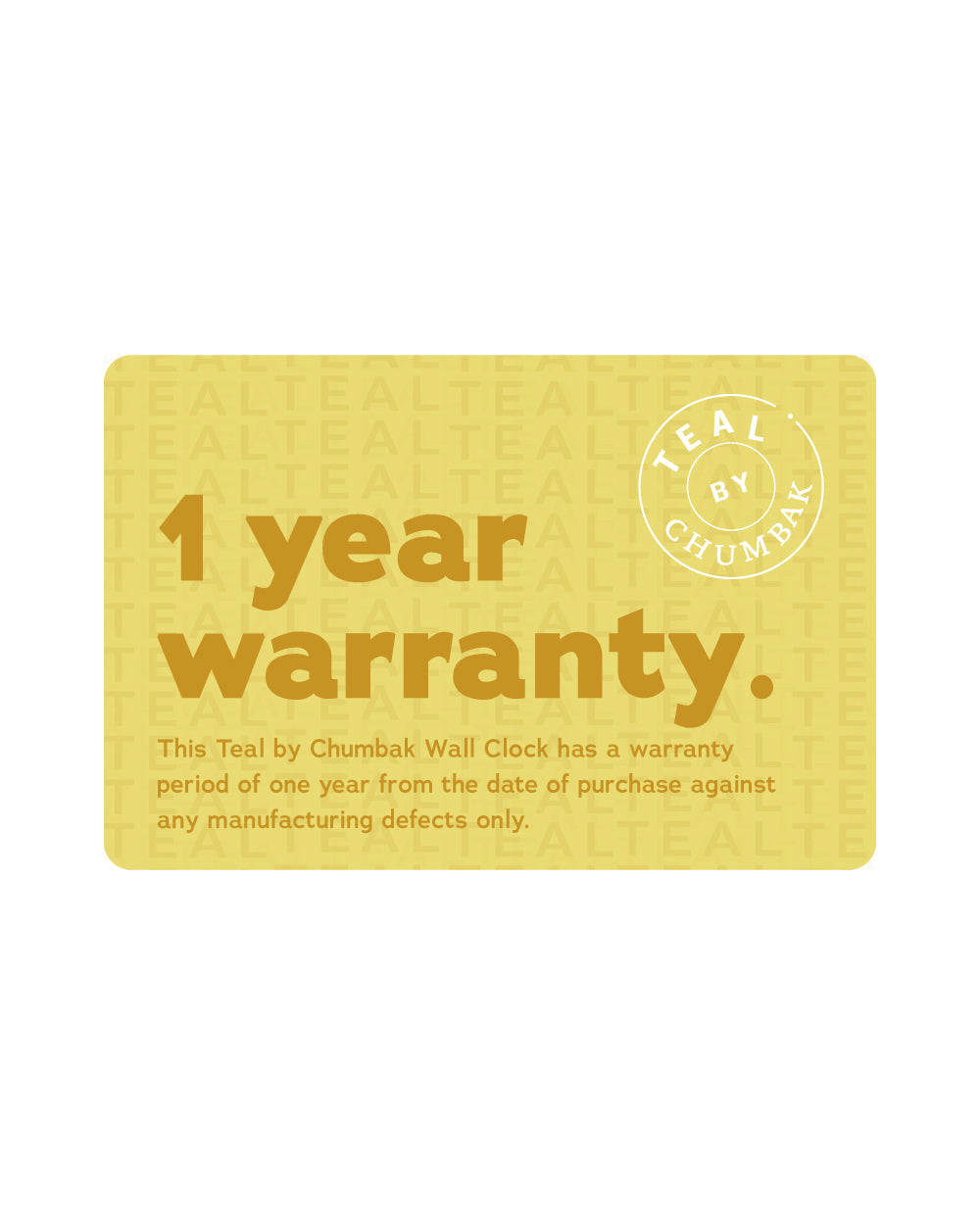 Teal by Chumbak Wall Clocks | 11 inch| Silent Sweep movement