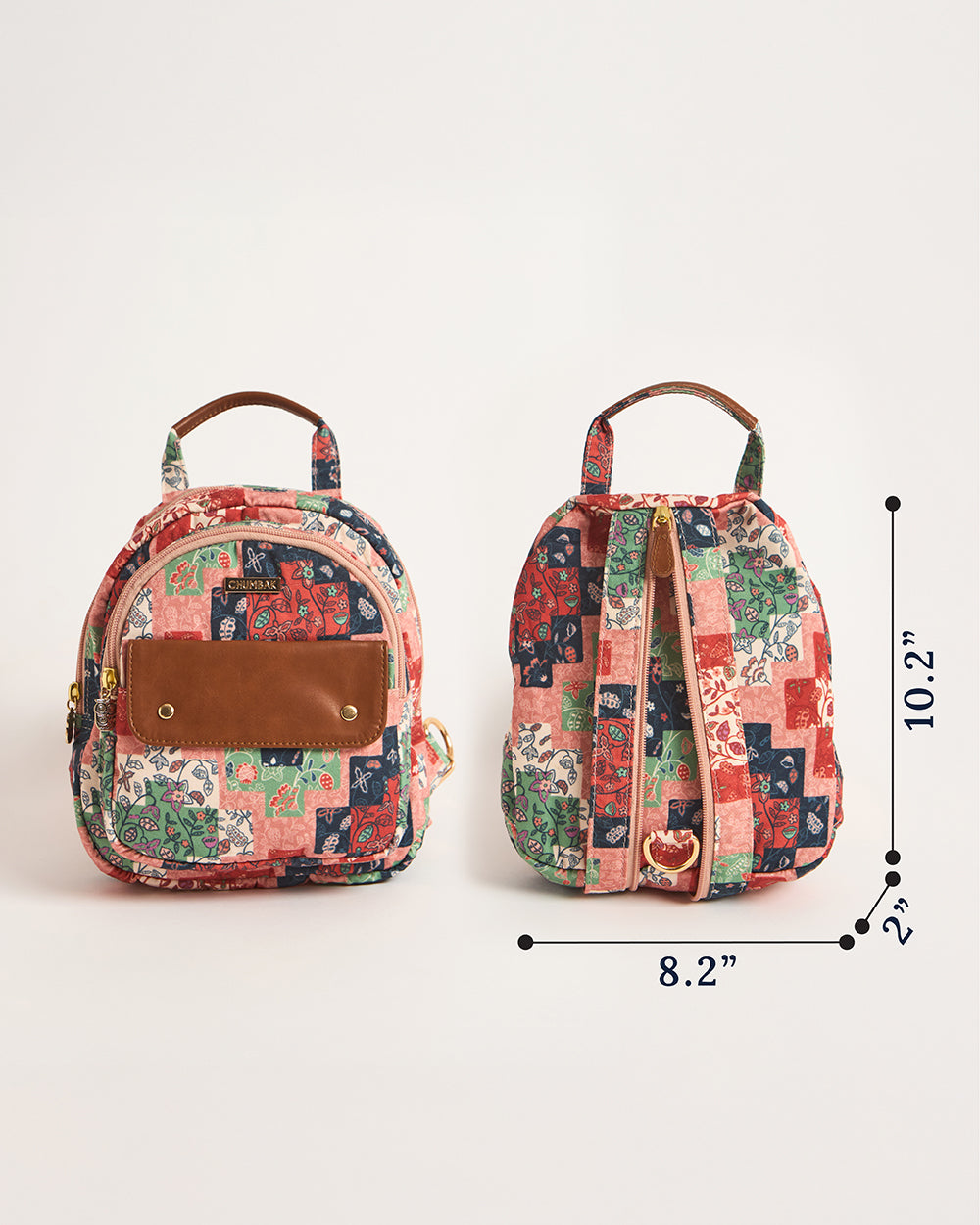 Raasta Mini Backpack - Batik Patch-print | Digital Nomad