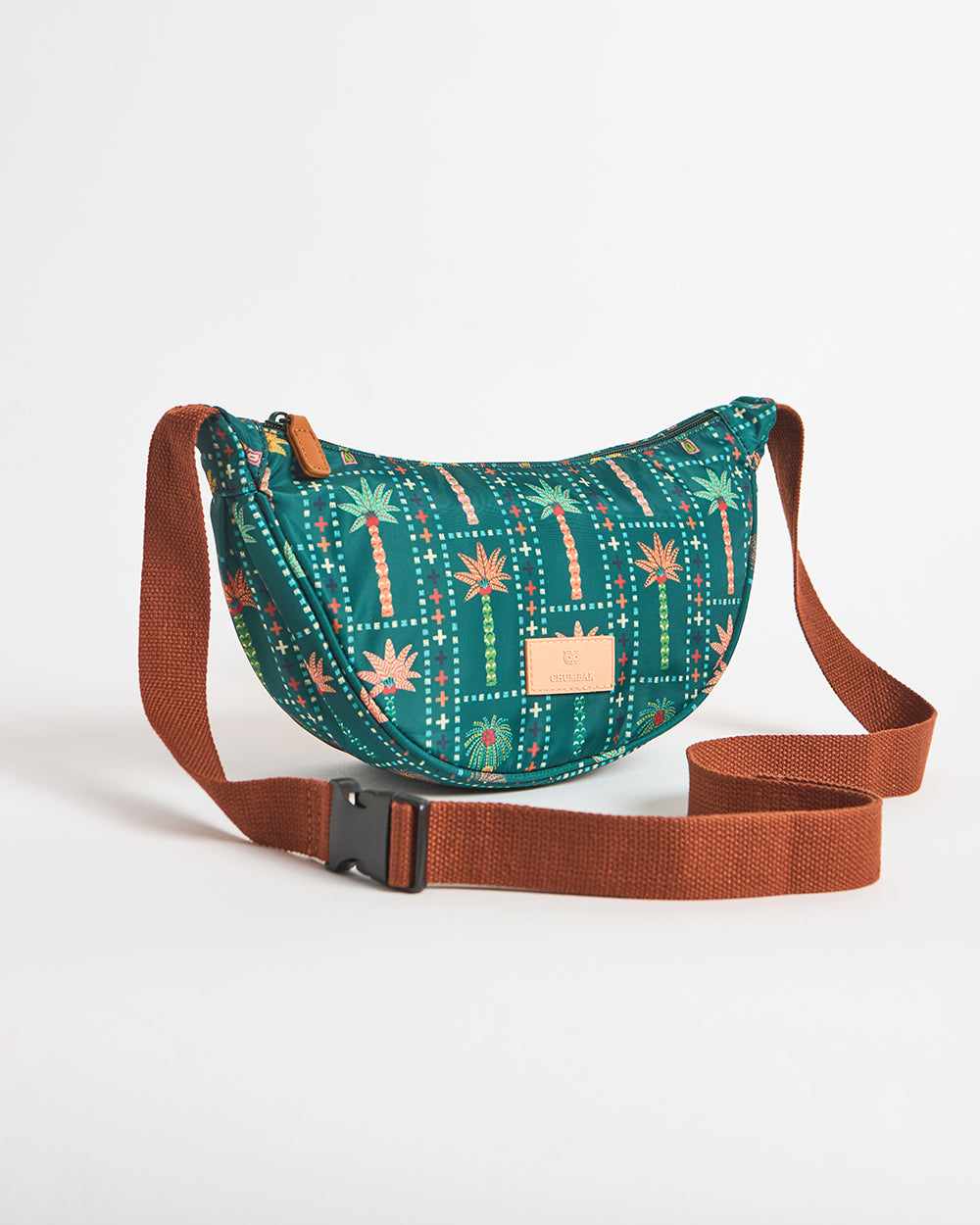 Trippy Half Moon Shoulder Bag - Palms | Digital Nomad