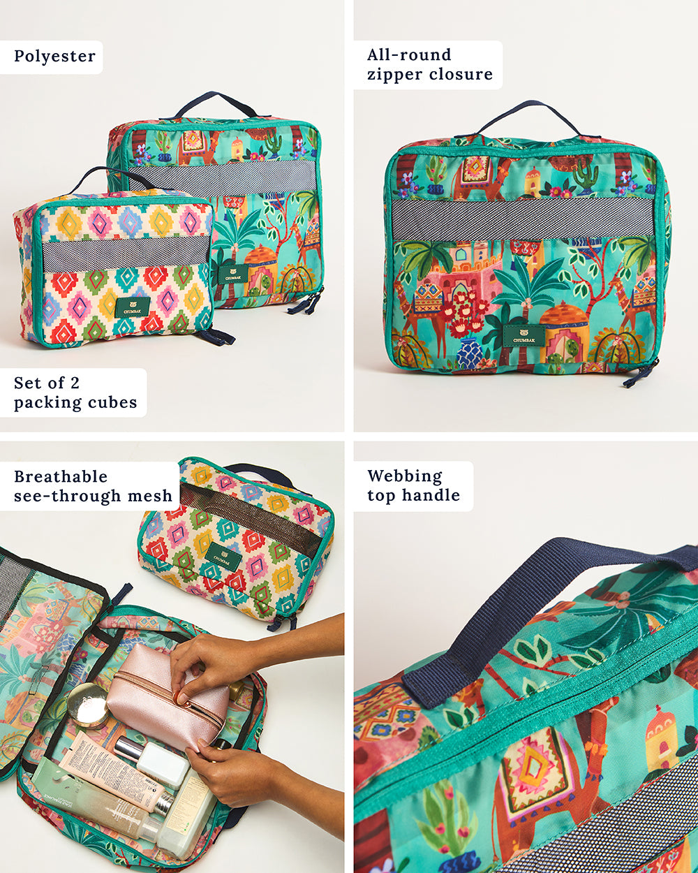 Vacay Travel Organizer Set - Set of 2, Jaipurscape | Digital Nomad