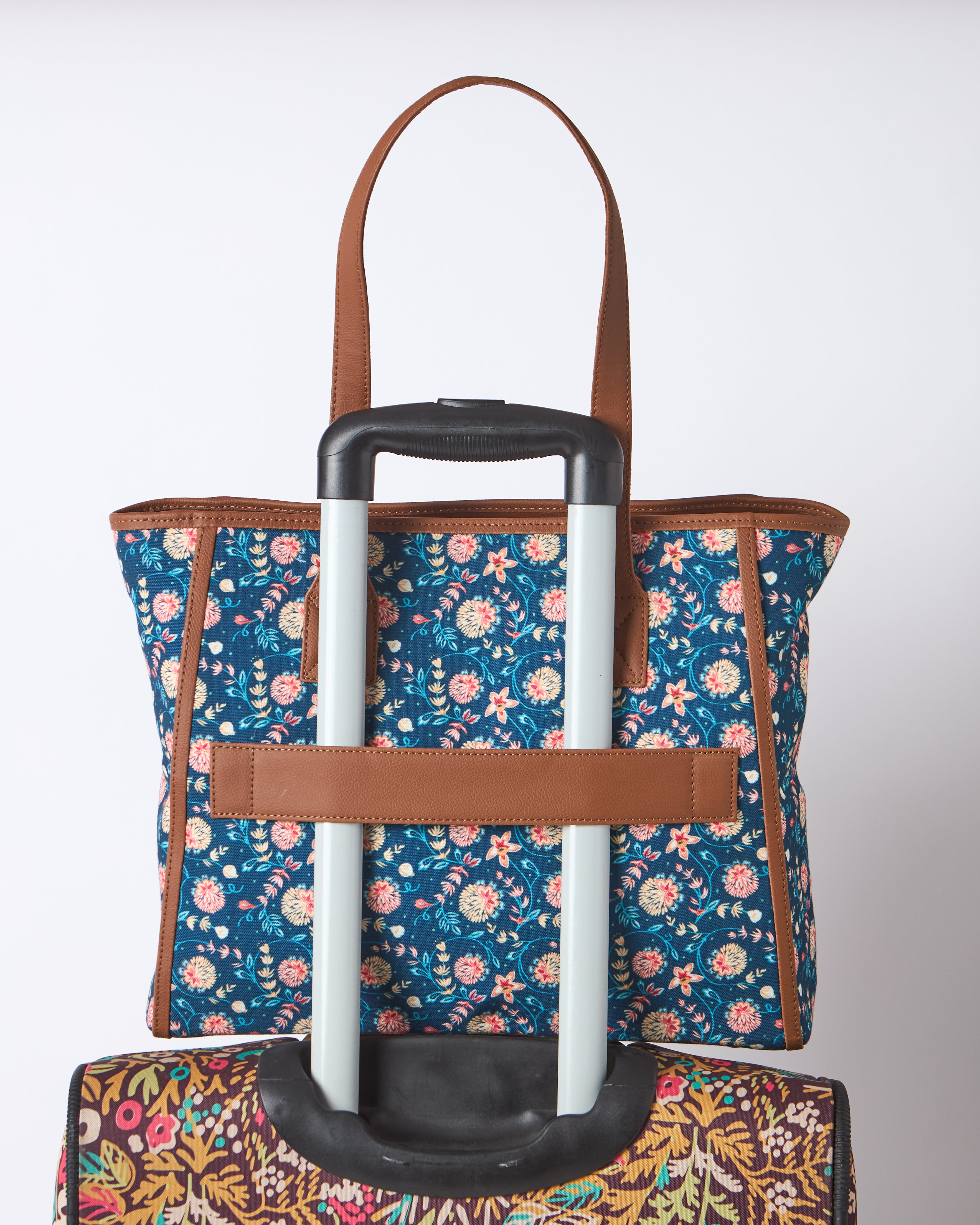 Teal by Chumbak Blue Bloom Everyday Tote