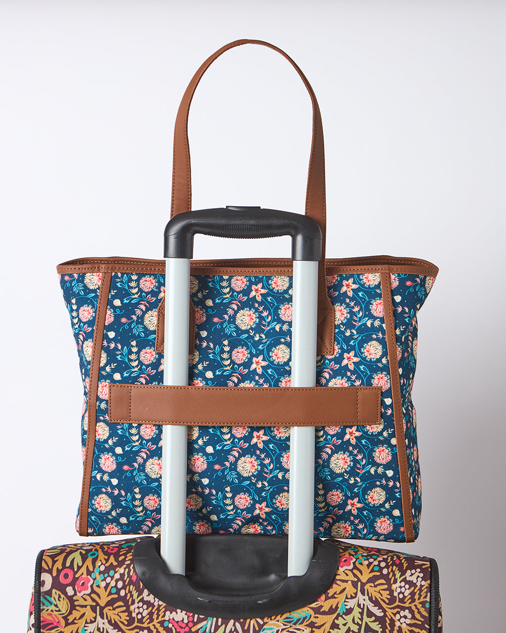 Teal by Chumbak Blue Bloom Everyday Tote