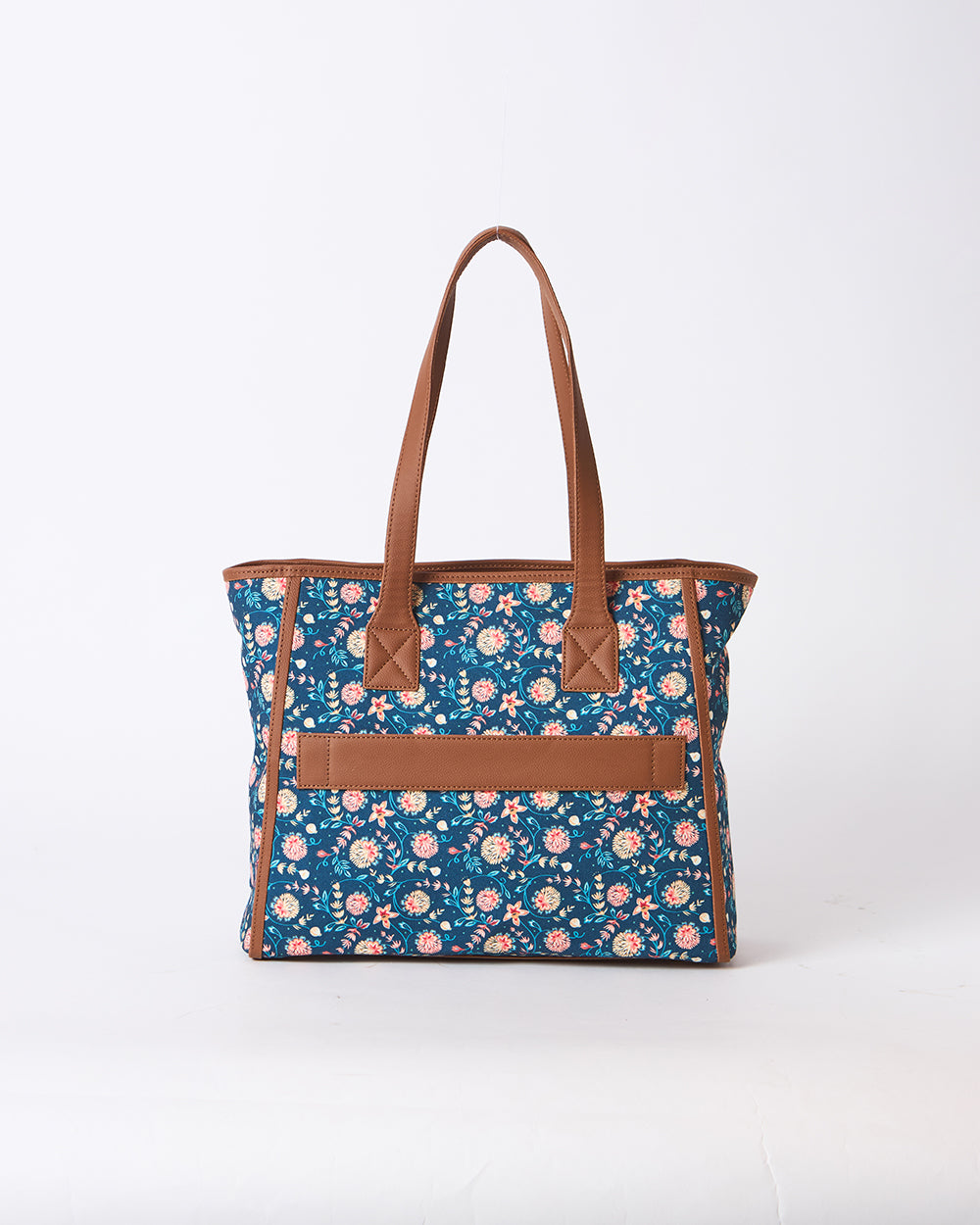 Teal by Chumbak Blue Bloom Everyday Tote
