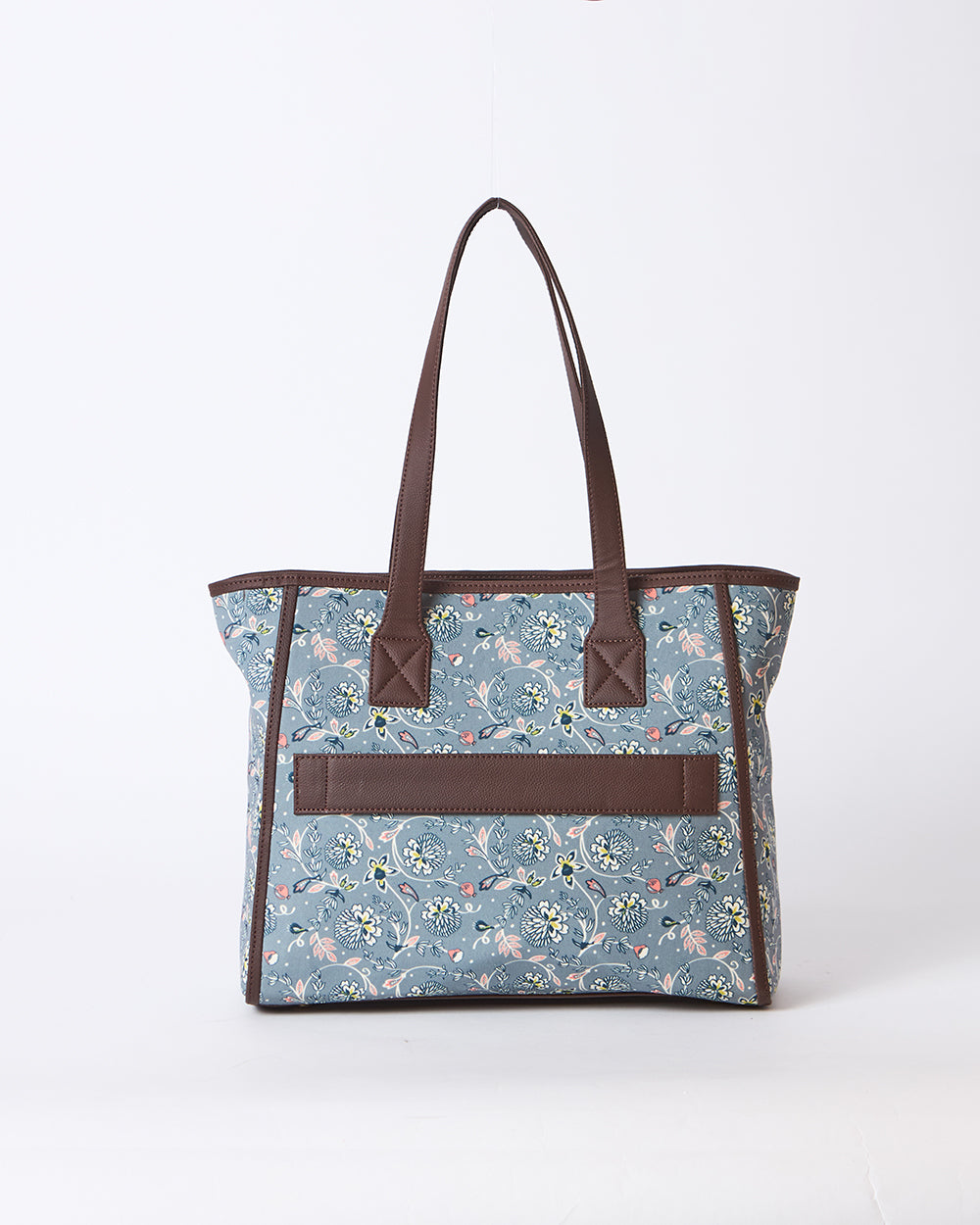 Teal by Chumbak Grey Bloom Everyday Tote