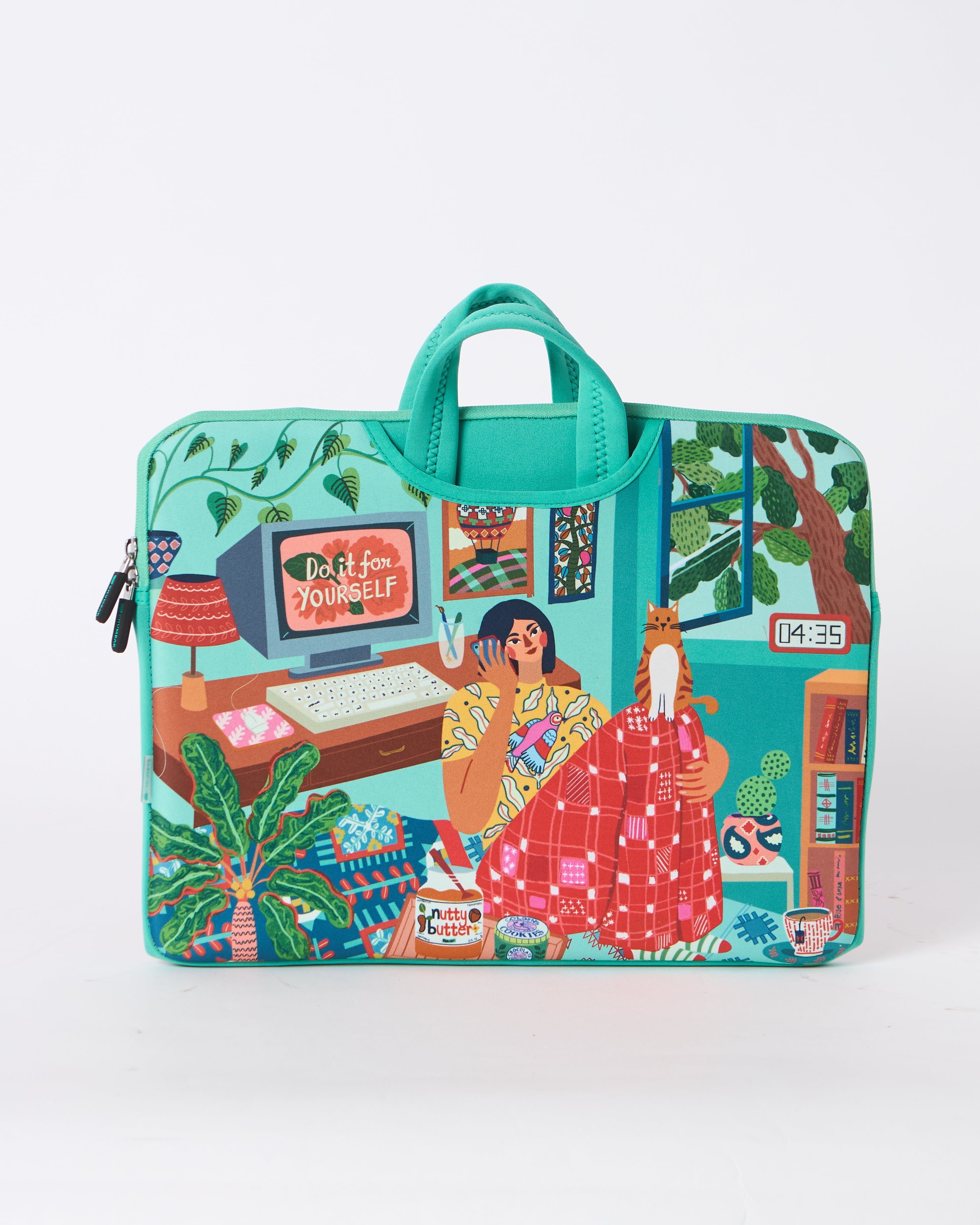 Slow Living Laptop Sleeve, 15"