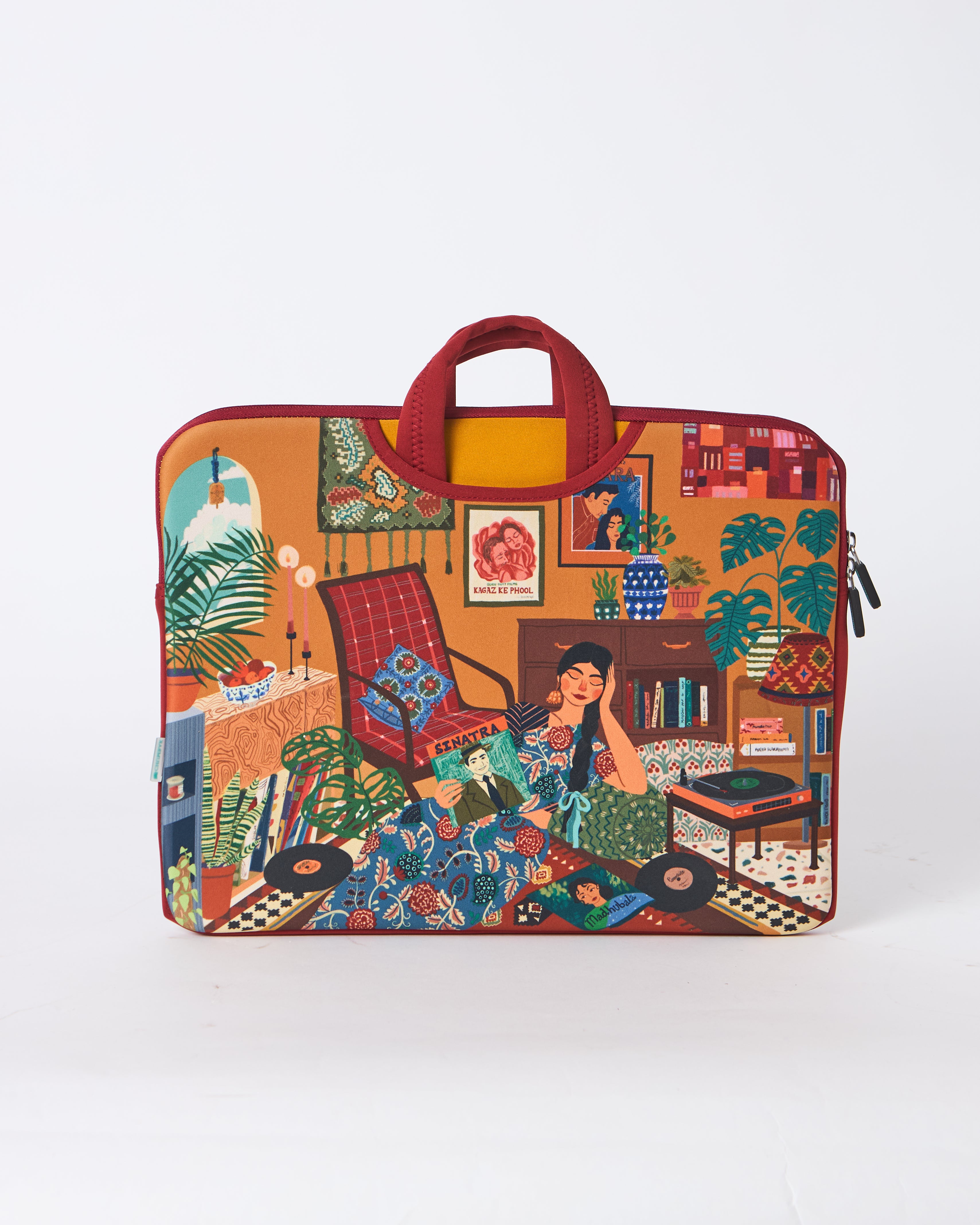 Retro Malkin Laptop Sleeve, 15"