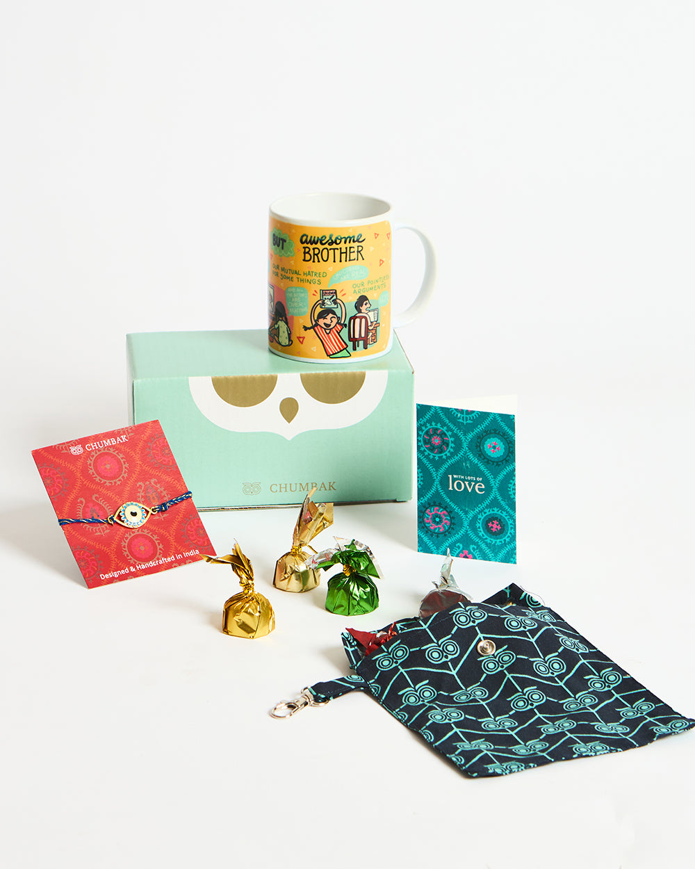 Essentials Rakhi Gift Box - Set of 3 (For your Brother)