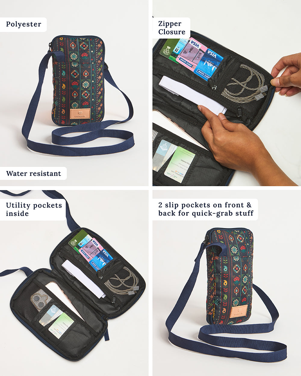 Wanderer Wallet Sling & Organiser - Tusker | Digital Nomad
