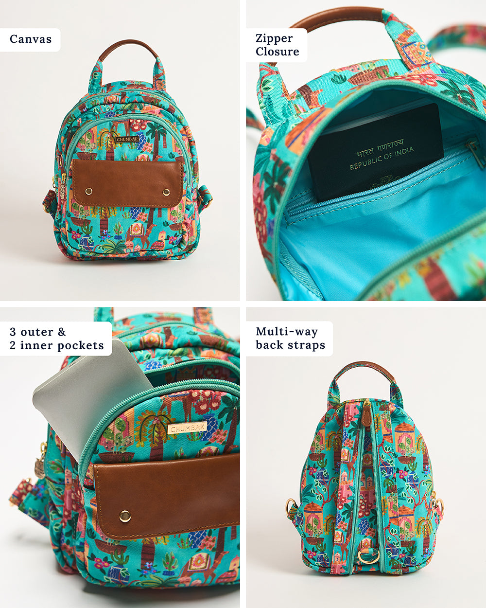 Raasta Mini Backpack - Jaipurscape | Digital Nomad
