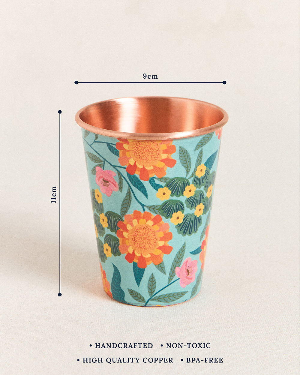 Marigold Copper Tumbler, Big