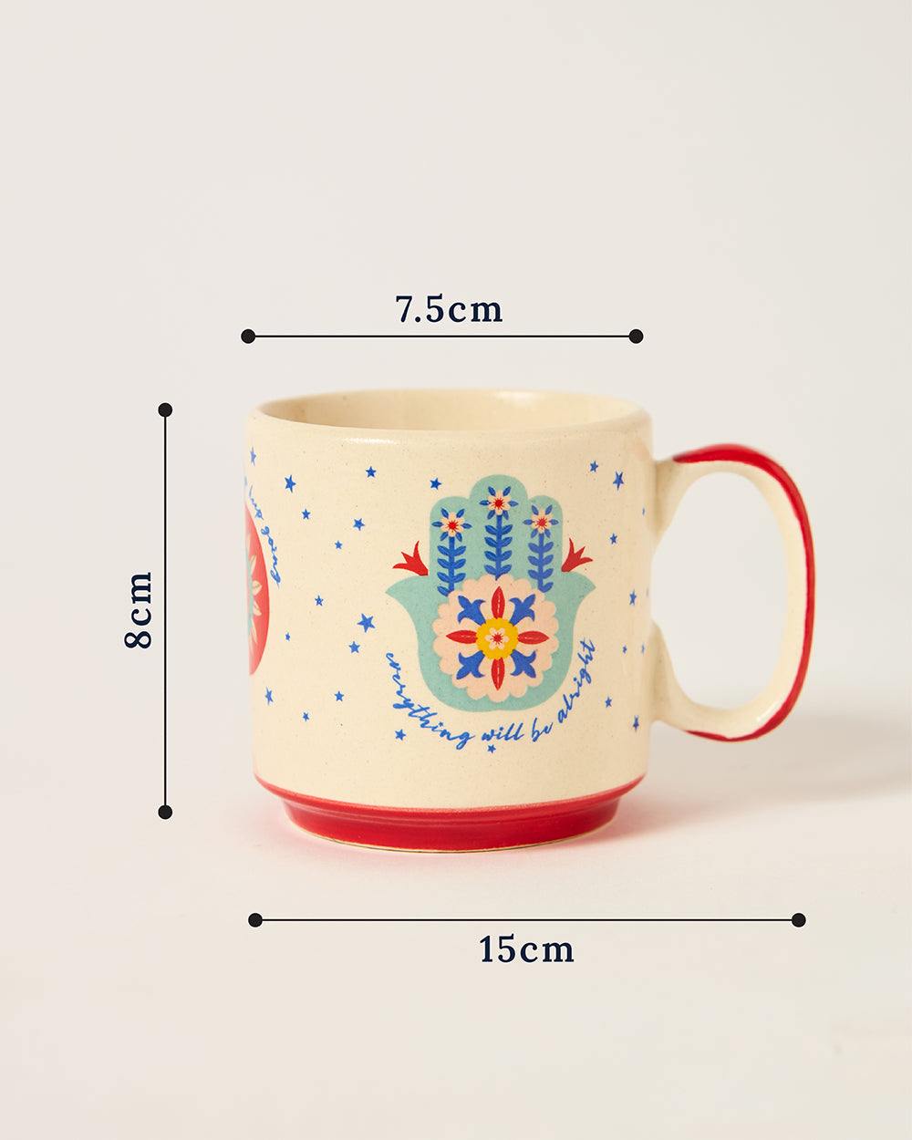 Holiday Hot Chocolate Mug - Hamsa