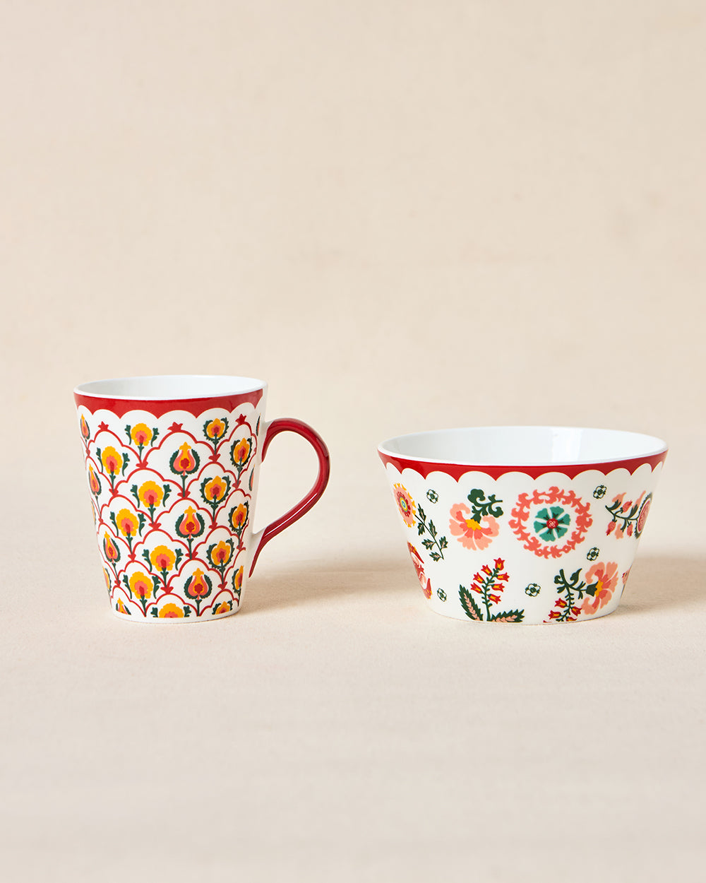 Suzani Bloom Tea Trio, Gift Set of 3 | Comes in a Gift Box