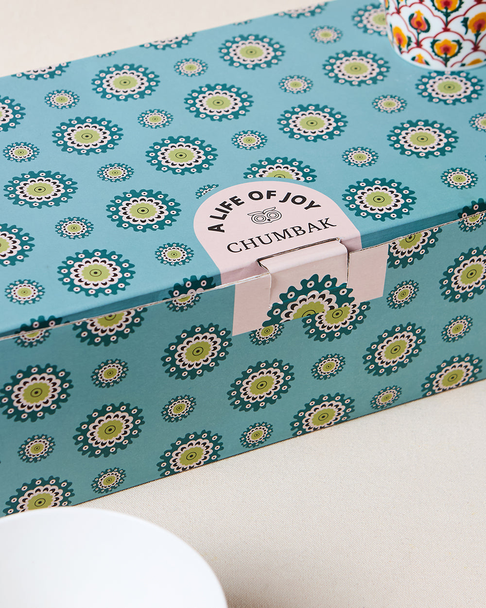 Suzani Bloom Tea Trio, Gift Set of 3 | Comes in a Gift Box