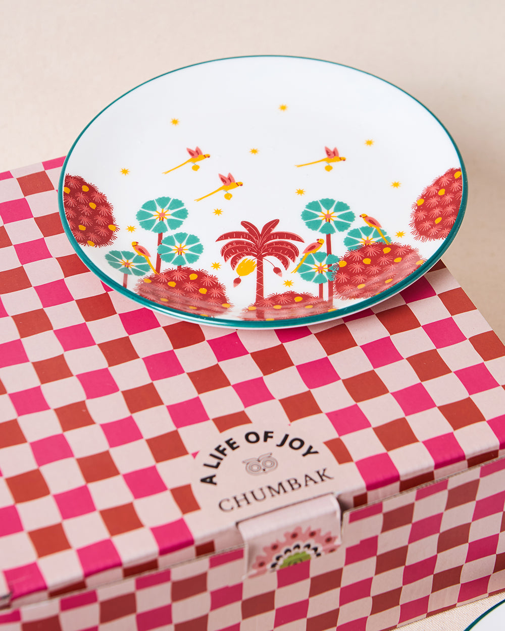 Saanjh Snack Plates Gift Set of 4