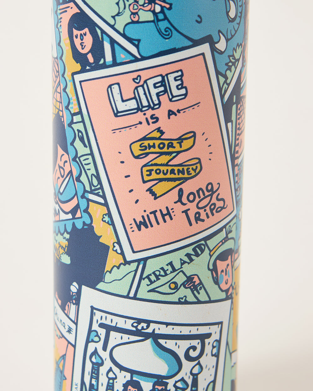 Around the World Thermos Bottle, 500ml