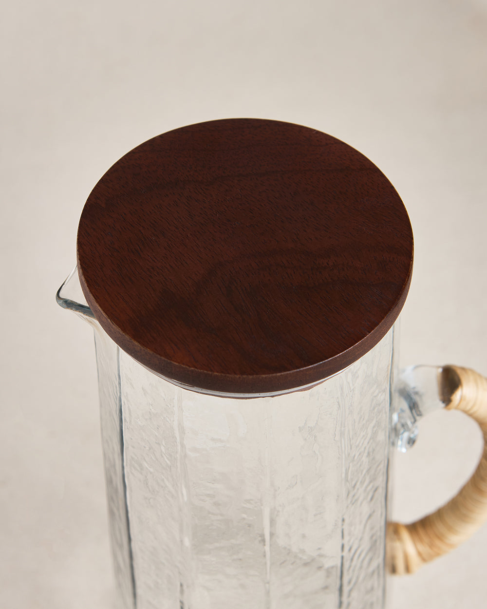 Farmhouse Glass Pitcher with Lid, 1250ml| Summer Serenade