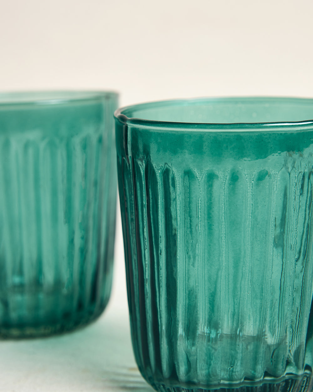 Cove Glass Tumblers - Set of 4, 250ml| Summer Serenade