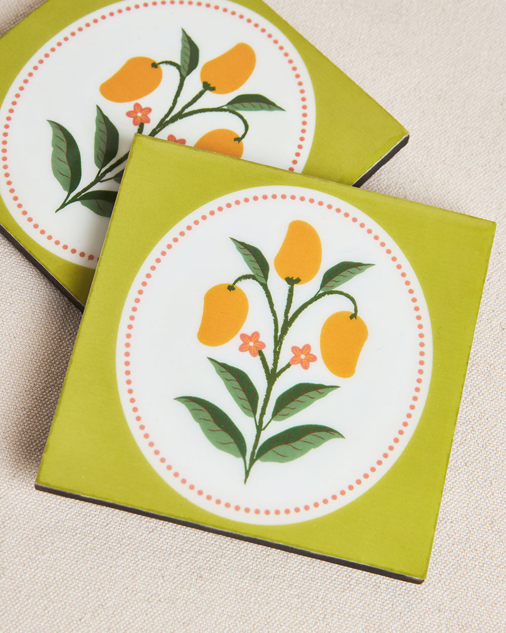 Serenade Wooden Coasters - Set of 6| Summer Serenade