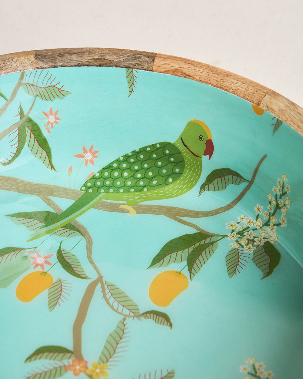 Serenade Wooden Bowl, 10"| Summer Serenade