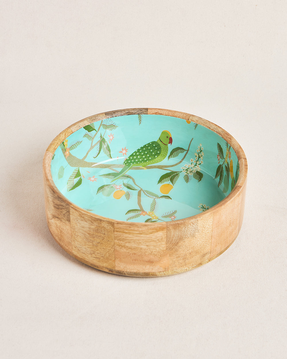 Serenade Wooden Bowl, 10"| Summer Serenade