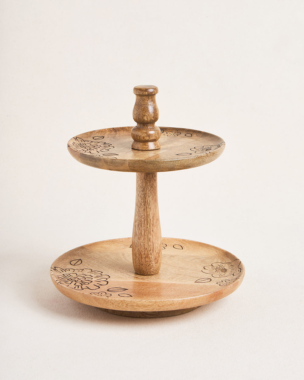 Farmhouse Wooden Serveware Stand| Summer Serenade