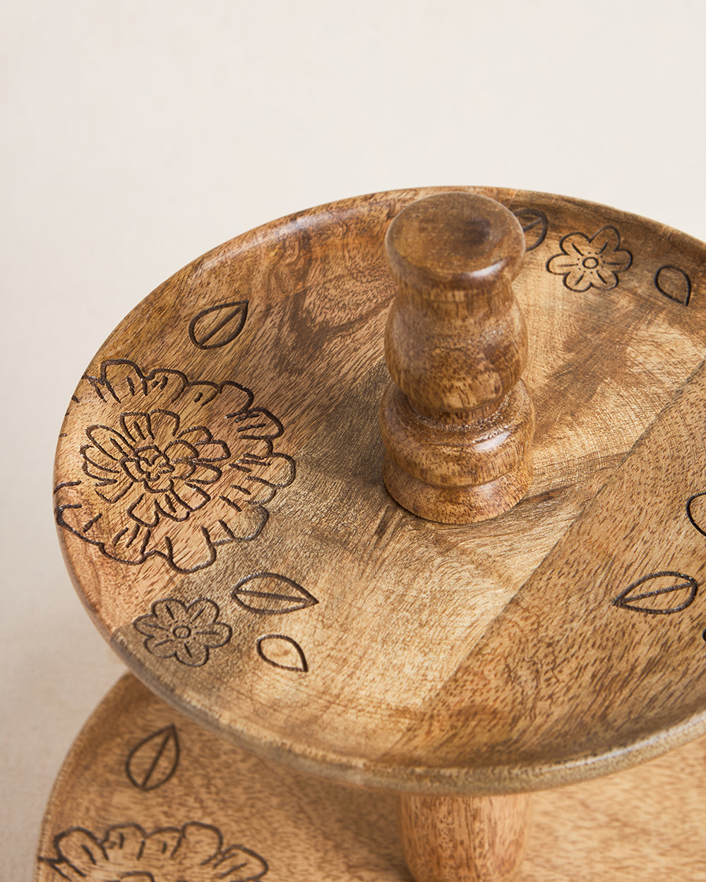 Farmhouse Wooden Serveware Stand| Summer Serenade