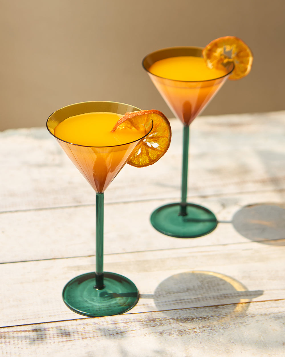 Cove Martini Glass Gift Set - Set of 2 |  160 ml| Summer Serenade