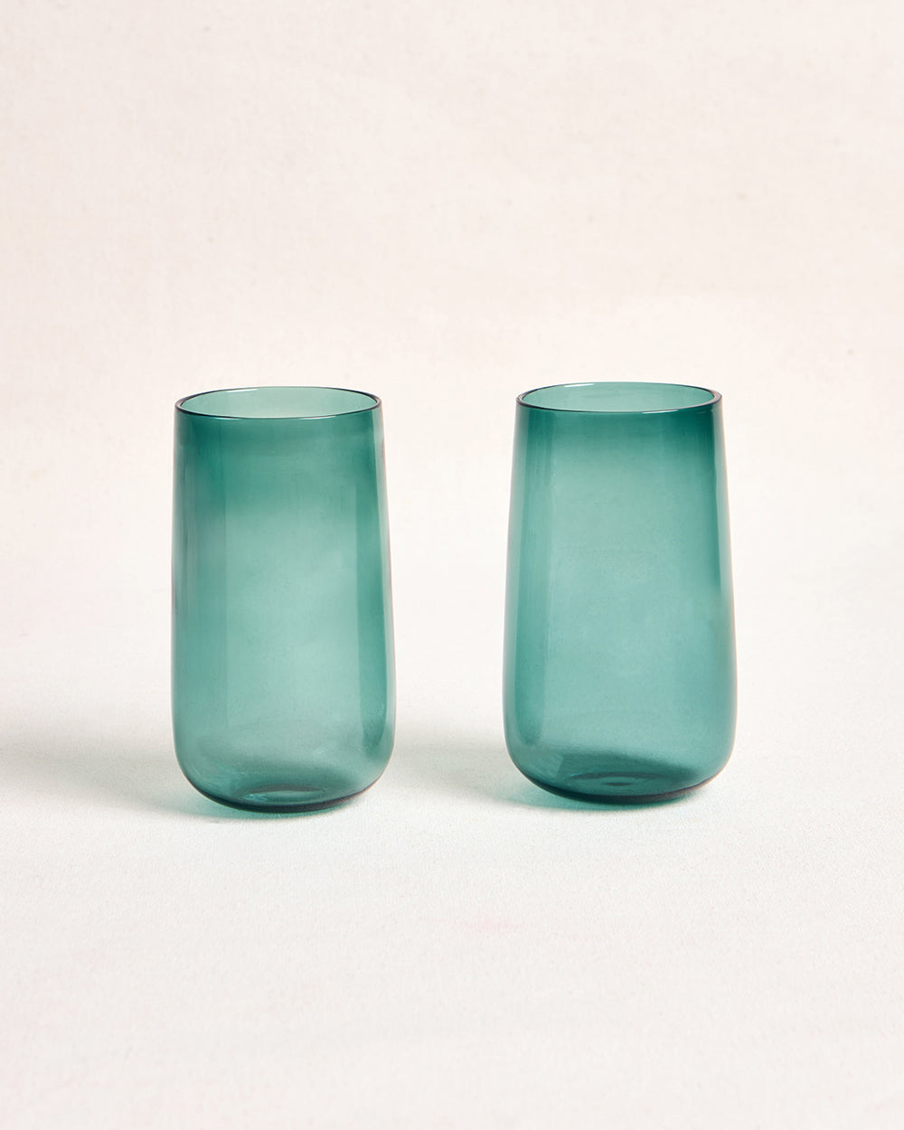 Cove Glass Tumblers Gift Set - Set of 2 | 580 ml | Summer Serenade