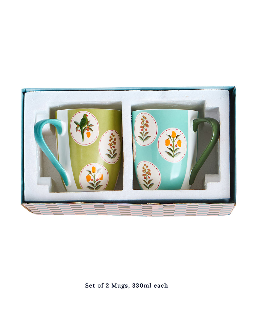 Serenade Brew Mugs Gift Set - Set of 2, 330 ml