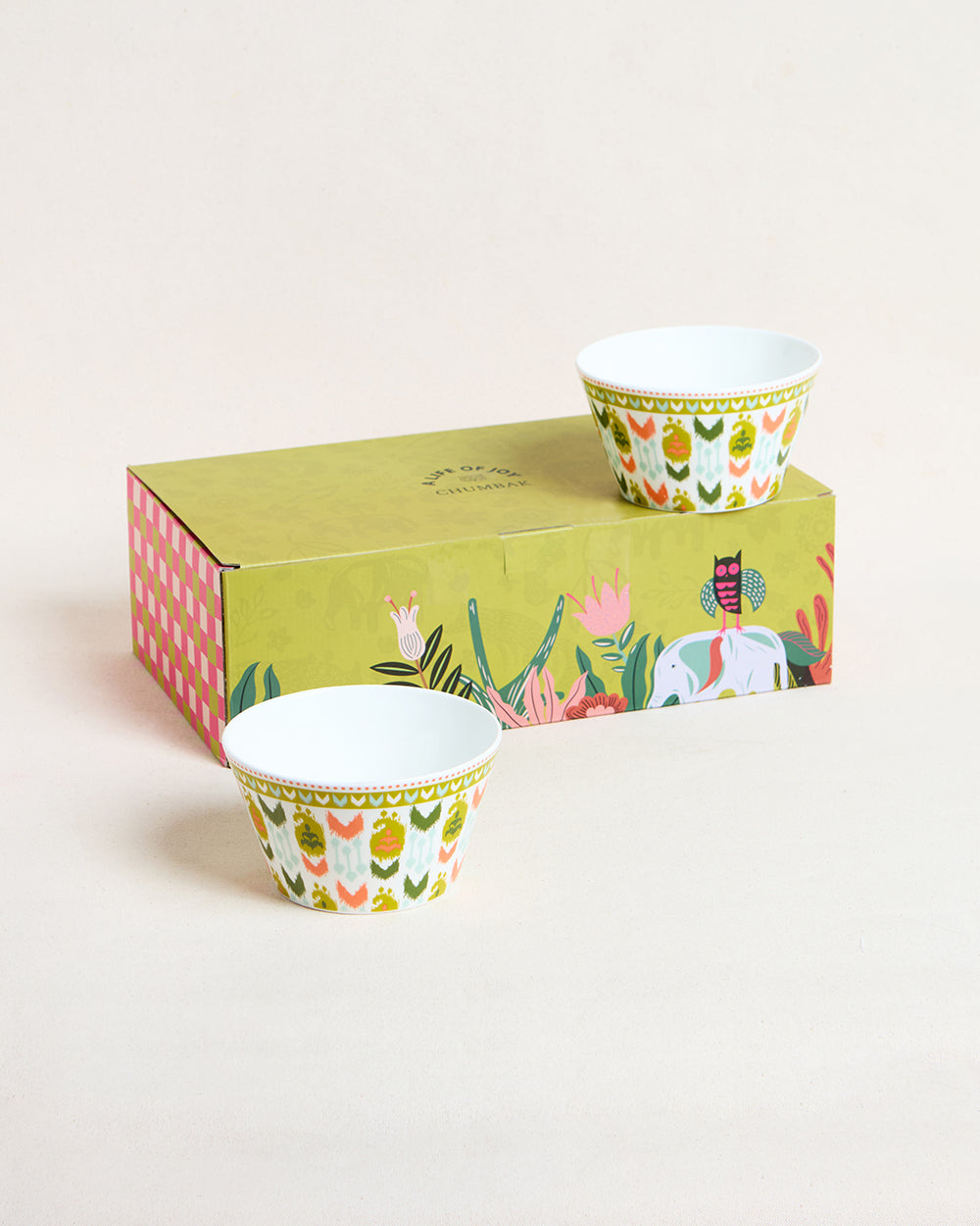 Ikat Paisley Bowls Gift - Set of 2| Summer Serenade