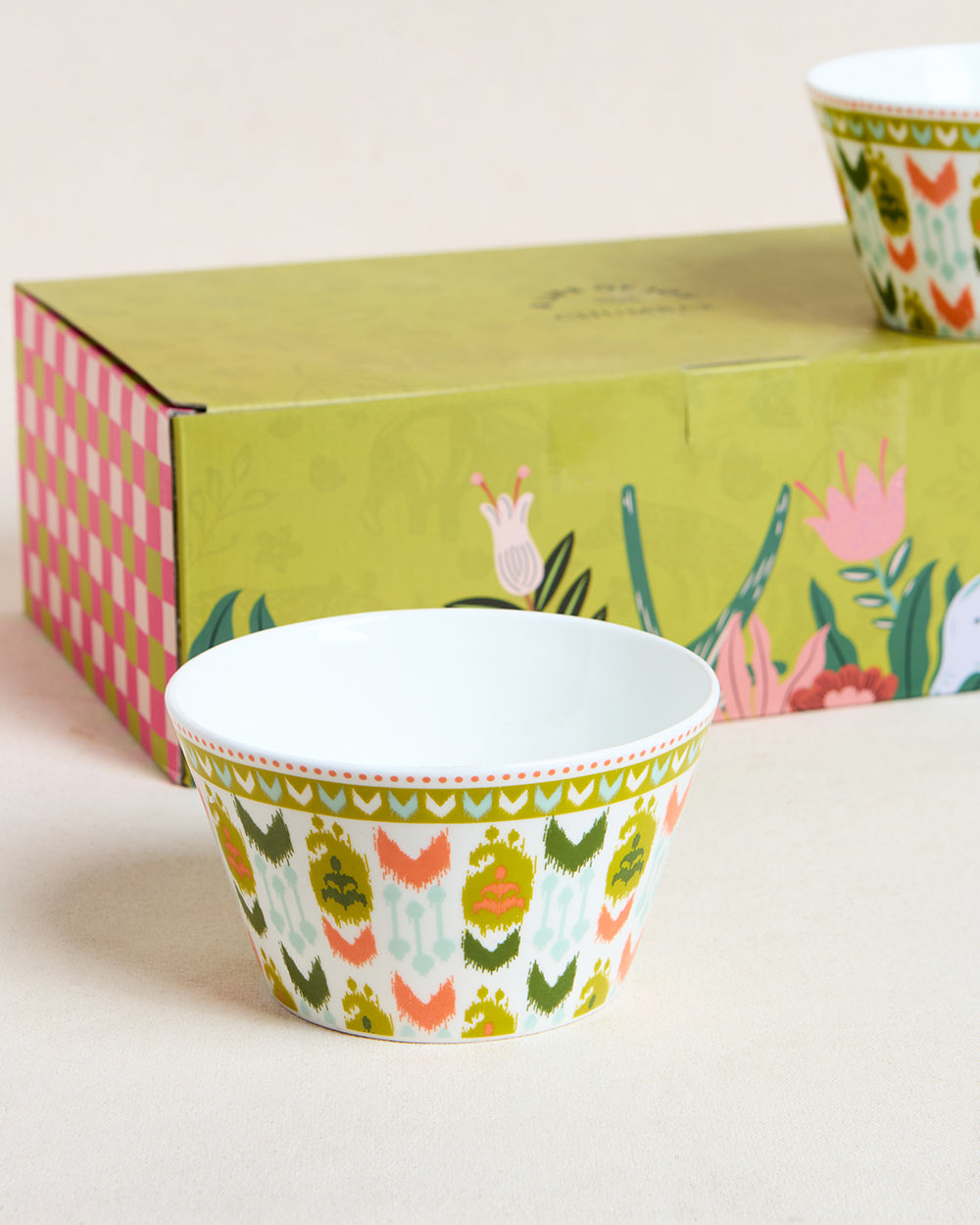 Ikat Paisley Bowls Gift - Set of 2| Summer Serenade