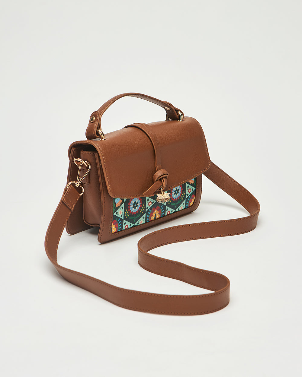 The London Satchel - Floral | Digital Nomad