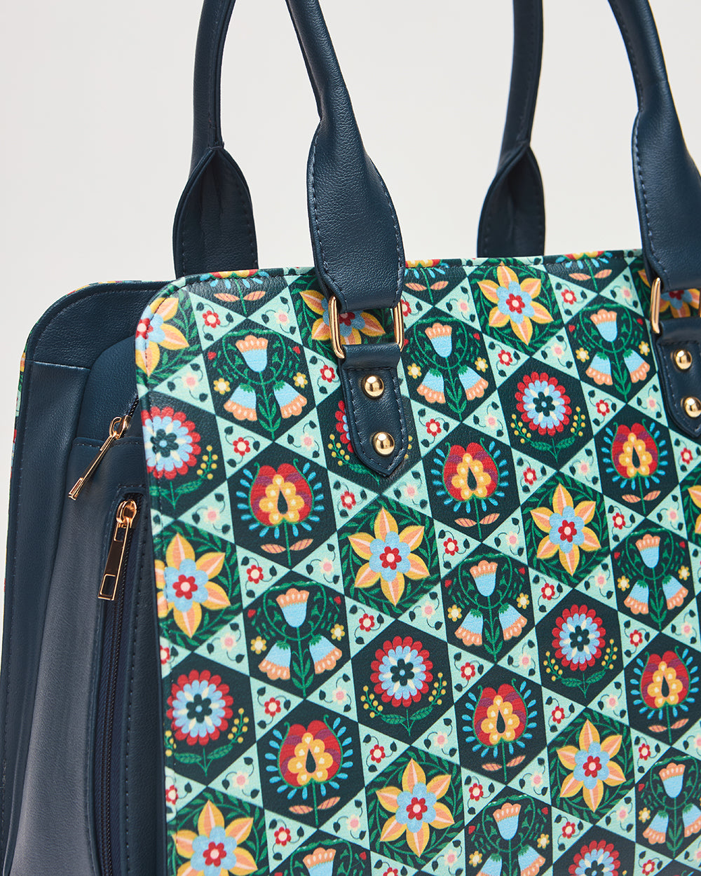 The Naples Tote – Floral | Digital Nomad