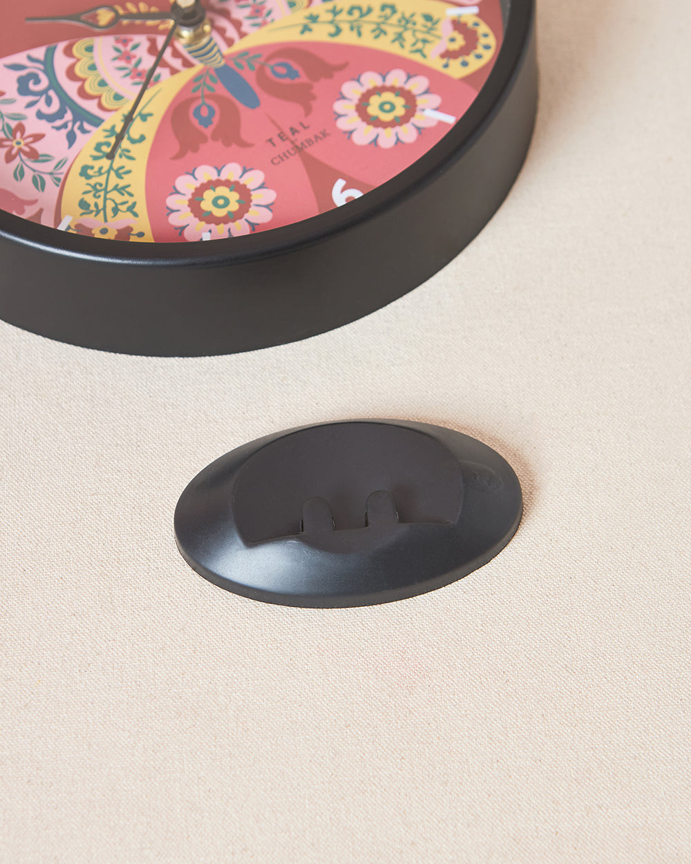 Teal by Chumbak | Cute Butterfly Table and Wall Clock, 8' dia