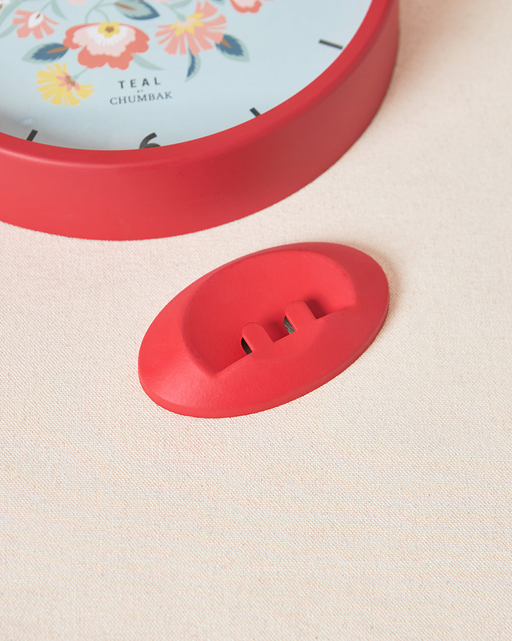 Teal by Chumbak | Bloom Garden Table and Wall Clock, 8' dia