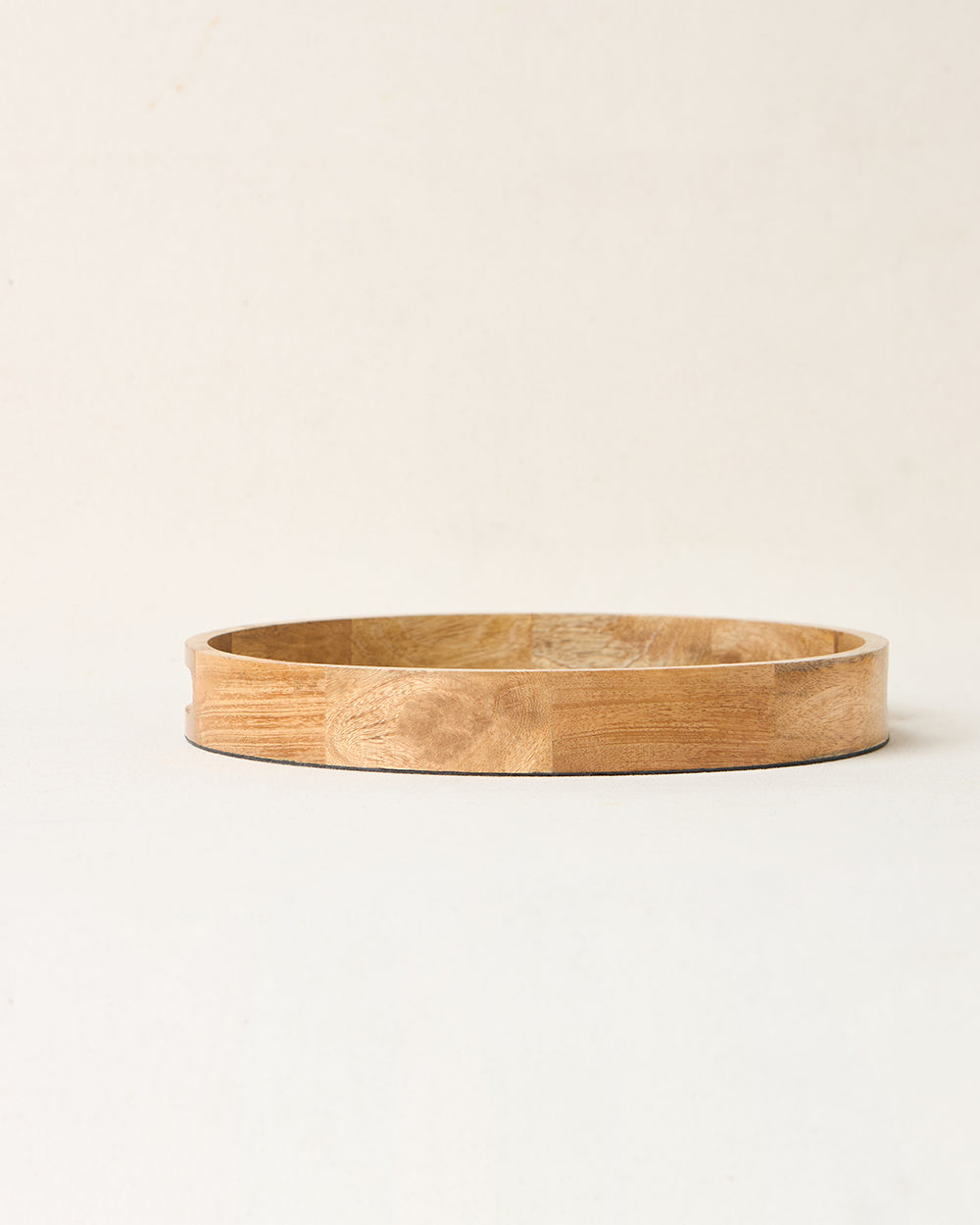 Kahwah Hour Wooden Serving Tray, 12" dia | Kashmir Trails