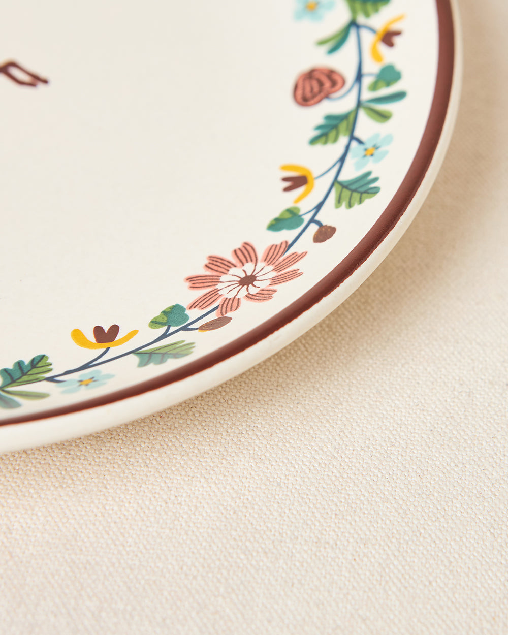 Hangul Quarter Plate, 8" dia | Kashmir Trails